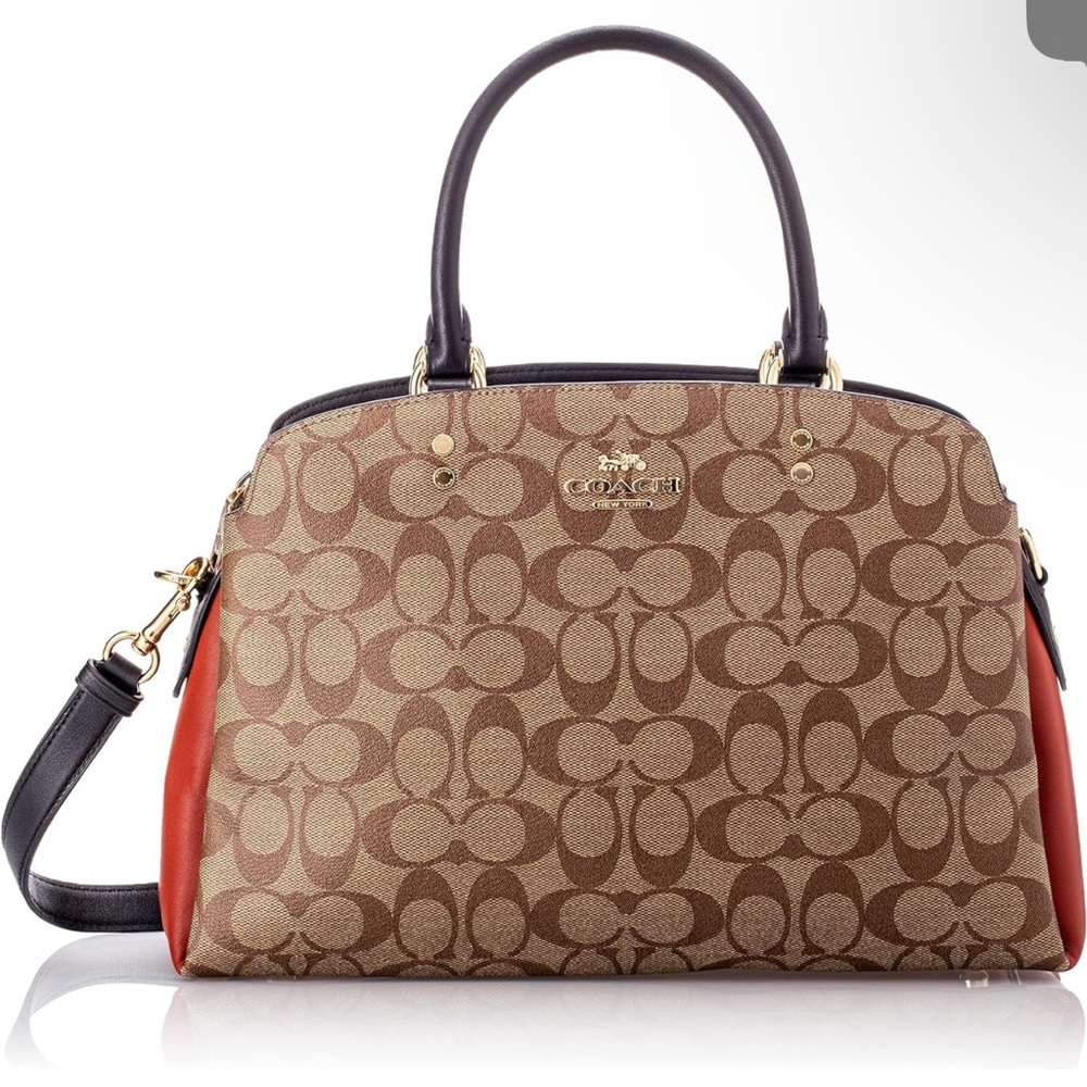 Coach Lillie Carryall in Colorblock Signature